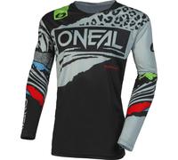 Oneal Mayhem Wild V.23 Long Sleeve T-shirt Black 14 Years Boy 14 Years Black / Grey