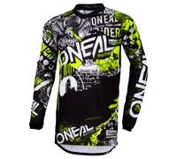 O'Neal Men's 0008-805 Element Attack Jersey, Black/Hi-viz, XL UK