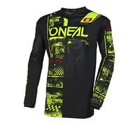 Oneal Element Attack Motocross Jersey, black-yellow, size M