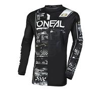 O'Neal Men's Element Jersey Attack V23 Shirt, Black/White, X-Large