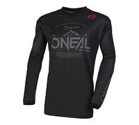 O'NEAL Men's Element Jersey Dirt Shirt, Black/Gray, Large