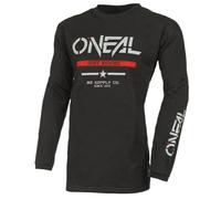 Oneal Element Cotton Squadron V.22, black-grey-red, size M
