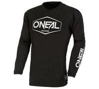 O'Neal Men's O´Neal Element Cotton Jersey MX, Schwarz/Weiß, L