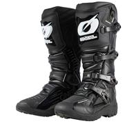 O'NEAL | Motocross Boots | Enduro Motorcycle | Foot & Shift Zone Protection, Microfibre Heat Protection, Perforated Lining for Better Ventilation | Boots RMX Enduro | Adult | Black | Size 45