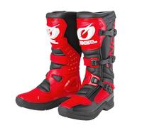 O'NEAL | Motocross Boots | Motorcycle Enduro | Inner Ankle, Foot, and Shift Zone Protection, Perforated Lining, Microfibre | Boots RSX | Adult | Red | Size 49