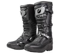 O'NEAL | Motocross Boots | MX Enduro | Inner Ankle, Foot & Shift Zone Protection, Perforated Lining | Boots RSX Adventure V.24 | Adult | Black | Size 45