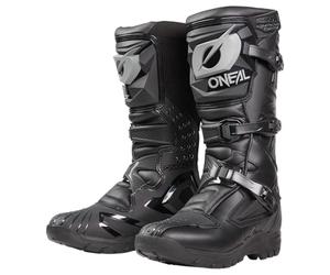 O'NEAL | Motocross Boots | MX Enduro | Inner Ankle, Foot & Shift Zone Protection, Perforated Lining | Boots RSX Adventure V.24 | Adult | Black | Size 42