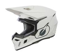 O'NEAL | Motocross Helmet | MX Enduro | ABS shell, safety standard ECE 22.06, ventilation openings for optimum cooling | 3SRS Helmet SOLID V.24 | Adult | White | Size XS