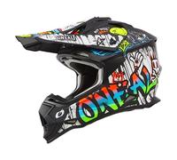 Oneal 2SRS Rancid multicoloured Motocross Helmet, multicolored, size M for Men