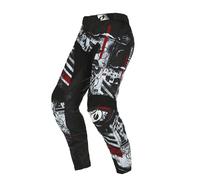O'NEAL | Motocross Pants | Enduro Motorcycle | Durable Denier Fabrics, with Great Freedom of Movement, Athletic Fit | Pants Mayhem Scarz V.22 | Adult | Black White Red | Size 34/50