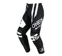 O'NEAL | Motocross Pants | Enduro MX | Maximum Freedom of Movement, Lightweight, Breathable and Durable Design | Pants Element Warhawk V.24 | Adult | Black White | Size 36