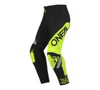 O'NEAL | Motocross Trousers | MX Enduro | Stretch Inserts Fully Lined Protective Rubber Pad for Extra Protection | Pants Element Classic | Adult, Black/neon Yellow, 50