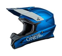 O'NEAL | Motorcycle-Helmet | Motocross Enduro | Ventilation openings for optimum ventilation & cooling, ABS-shell, Security Standards ECE 22.05 | 1SRS Helmet Solid | Adult | Blue | Size L