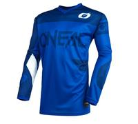 O'NEAL | Motorcycle-Jersey | Enduro Motocross | Breathable Fabric, Padded Elbow Protection, fit for Maximum Freedom of Movement | Jersey Element Racewear | Adult | Blue | Size M