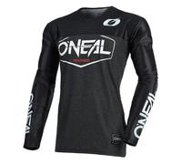 O'NEAL | Motorcycle-Jersey | Enduro Motocross | Fast Drying and Lightweight Performance Material, with Great Freedom of Movement, Slim fit Cut | Jersey Mayhem Hexx | Adult | Black | Size S