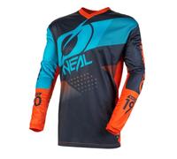 §O'Neal Element Factor MX Jersey Gray-Orange-Blue§