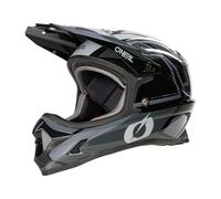 O'NEAL Mountain Bike Fullface Helmet MTB DH Downhill FR Freeride ABS Shell Magnetic Closure Exceeds Safety Standard EN1078 SONUS Helmet Split V.23 Adult Black Grey Size XL