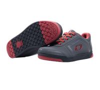 O'NEAL | Mountain Bike Shoes | MTB Downhill Freeride | Vegan | Balance Between Grip and Foot repositioning, Honeycomb Sole Structure | Pinned Flat Pedal V.22 Shoe | Adult | Grey Red | 44