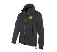 O'NEAL | Mountainbike-Jacket | MTB Mountain Bike DH Downhill FR Freeride | Waterproof, forearm ventilation, soft-touch material | Tsunami Rain Jacket | Adult | Black | Size XXL