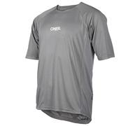 Oneal Pin It Short Sleeve Bicycle Jersey, grey, size S for Men