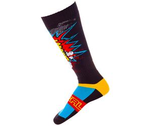 Oneal Pro Braaapp Motocross Socks, black/red/yellow