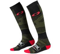 Oneal Pro Covert Motocross Socks, black/green, One size