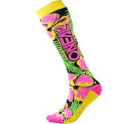 O'NEAL Pro Mx Sock, Pink/grün/Gelb, Einheitsgröße