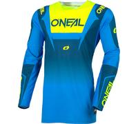 Oneal PRODIGY FIVE FIVE Motocross Jersey, blue-yellow, size L for Men