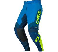 Oneal PRODIGY FIVE FIVE Motocross Pants, blue/neon yellow, size 38