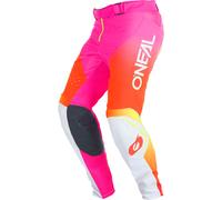 Oneal Prodigy Five Six V.27 Motocross Pants, white/pink/yellow, size 32