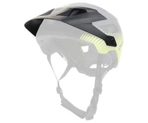 O'NEAL | Replacement Visor Bike Helmet | Mountain Bike MTB | Replacement Visor for the Defender Helmet Grill V.22 | Visor Defender Helmet Grill V.22 | Adult | Black Neon Yellow