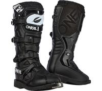 O'Neal Rider Pro 2 Adult MX Boots Black Motocross Off-Road Racing Quad