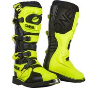 Oneal Rider Pro 2 Motocross Boots, black-yellow, size 49 for Men