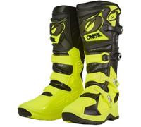 O'Neal RMS Pro MX Boots Black Neon Yellow Adult Motocross Off-Road