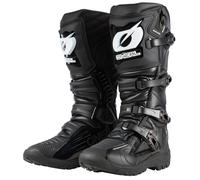 O'NEAL | Motocross Boots | Enduro Motorcycle | Foot & Shift Zone Protection, Microfibre Heat Protection, Perforated Lining for Better Ventilation | Boots RMX Enduro | Adult | Black | Size 42