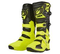 O'Neal RMX Pro Off Road Boots Motocross Motorcycle Motorbike - Black Neon Yellow