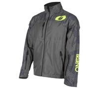 ONEAL SHORE RAIN V.22 rain jacket grey-neon yellow M