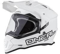 Oneal Sierra Flat V.22 Motocross Helmet, white, size XS for Men