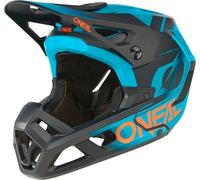 Oneal SL1 STRIKE Downhillhelm matt schwarz-teal XL