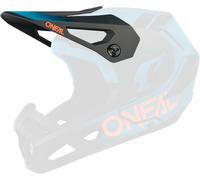 Oneal SL1 Strike Helmet Peak, black/turquoise, One size