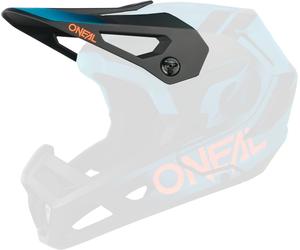 Oneal SL1 Strike Helmet Peak, black/turquoise, One size
