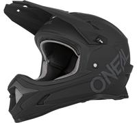 O'NEAL | Mountain Bike Helmet | MTB Downhill | According to safety standard EN1078, ventilation openings for air flow & cooling, ABS outer shell | SONUS Helmet SOLID | Adult | Black | Size M