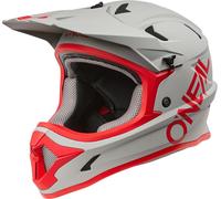 Oneal Sonus Downhill Helmet, grey matt/red, size XL