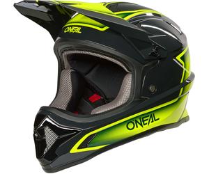 Oneal SONUS SLICK Downhill Helm, grey/neon yellow, size S (55/56)