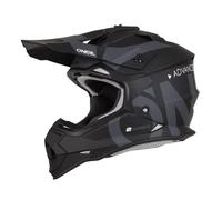 O'Neal Unisex 2SRS RL Helmet SLICK Black/Grey L (59/60 cm) Motocross Helmet MX Black/Grey, Large