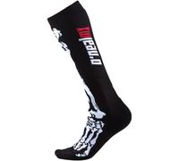 O'Neill Wetsuits Oneal XRAY SOX PRO MX Socks. Knee Length Motocross/Mountain Bike Socks. - Black/White, One Size