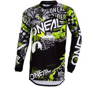 O'Neal 2024 Motocross Jersey Element Attack Youth Black Yellow MX Kids Junior