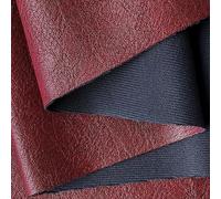 ONEART | Dark Red Faux Leather Fabric by Separated Yard, Marine Vinyl Fabric for Crafts, Soft Grain Upholstery Fabric, 36"x54"