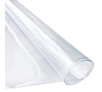 ONEART | Super Clear Multi Purpose PVC Vinyl-8 Gauge Waterproof Transparent Vinyl Sold by The Yard, 1 Yard