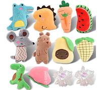 onebarleycorn Cat Catnip Toys, 12 Pcs Cat Toys for Indoor Cats Adult Kitten Cat Plush Chew Teeth Cleaning Toy Cat Interactive Toys Pillow Cat Crinkle Balls